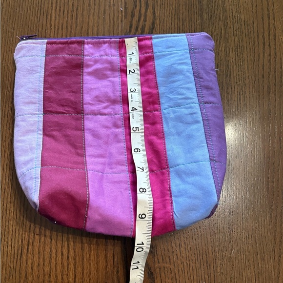 Handmade Colorful Patchwork Tote Bag - Picture 4 of 5